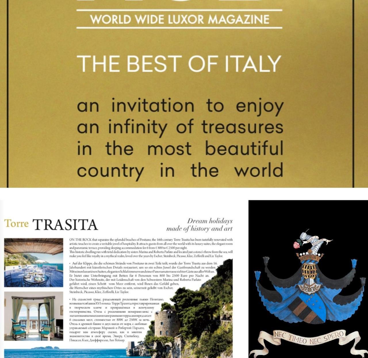 Villa Torre Trasita Luxury Suites Позітано Екстер'єр фото